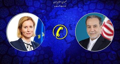 Iranian FM EU Foreign Policy Chief hold phone talks